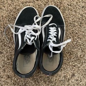 Black vans size 9